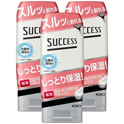 SUCCESS サクセス 【まとめ買い】薬用シェービングジェル スキンケアタイプ 180g×3個セット