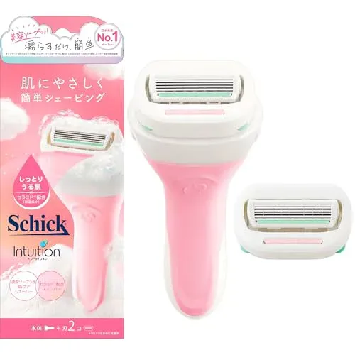 Schick(シック) イントゥイション しっとり肌 ホルダー(刃付き+替刃1コ入) 女性用 カミソリ