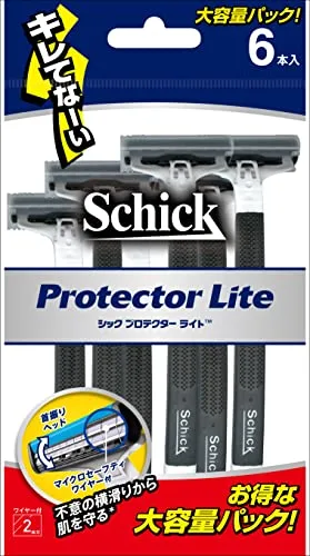 Schick(シック) プロテクターライト ディスポ(6本入) 髭剃り カミソリ