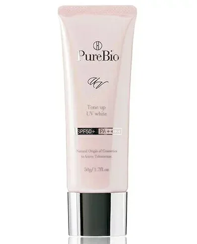 正規品 ピュールビオ トーンアップUVホワイト 50g SPF50+ PA++++ 薬用美白