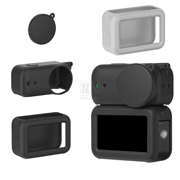 Osmo Nano シリコンケース/カバー 耐衝撃 カバー シリコンカバー + レンズ保護 DJI Osmo オスモ Nano アクションカメラ シンプル おしゃれ ソフトカバー/ケース 保護カバー