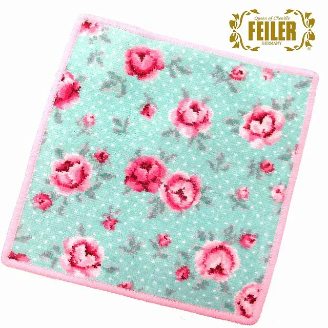 FEILER フェイラー ハンカチ タオル タオルハンカチ 25cm Mon Petit Vert 134 Candy Pink モン プティ ヴェール MonPetitVert n241106