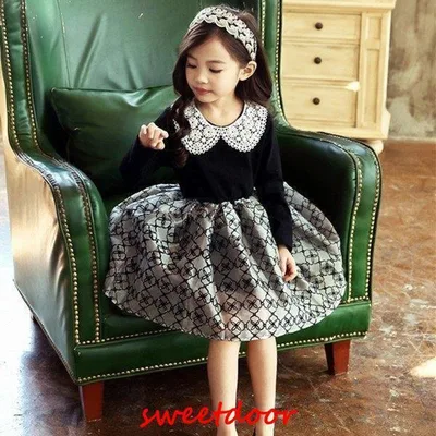ワンピース 子ども服 ドレス おしゃれ 可愛い フォーマル 女の子 キッズ 子供服 結婚式 入学式 卒業式 発表会 長袖 春秋 100 110 120 130 140cm