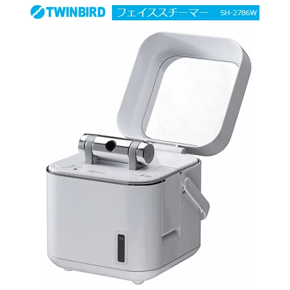 ツインバード フェイススチーマー SH-2786W ★イオン化された微細スチームが肌の角質層までしっかりなじみます。【あす楽】【オススメ】【セール】【即納】