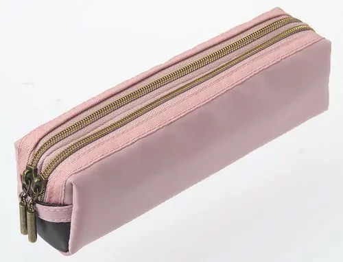 レイメイ藤井 ペンケース ダブルファスナーペンケース リュクスカラー ピンク Mサイズ FY1334P