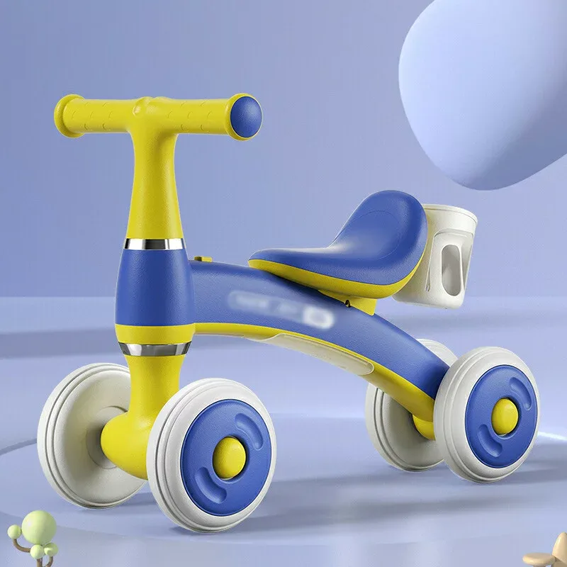 キッズバイク 三輪車 1歳 2歳 3歳 足けり乗用玩具 子供用 かわいい 簡単 組み立て 柔らかい サドル 幼児用 足けりバイク 乗り物 のりもの 乗用玩具 バランス 男の子 女の子 誕生日 七五三 子供の日