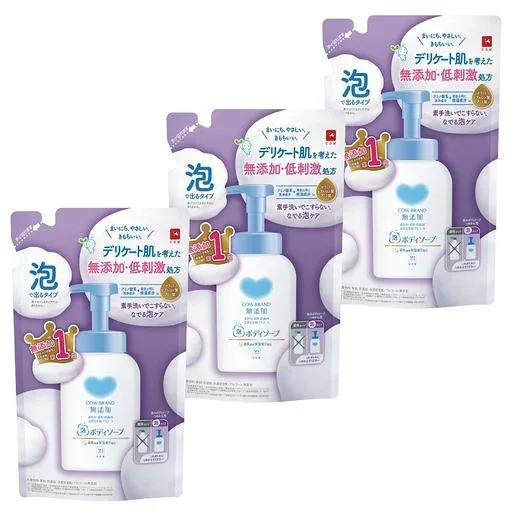 カウブランド 無添加 泡のボディソープ 詰替用3P