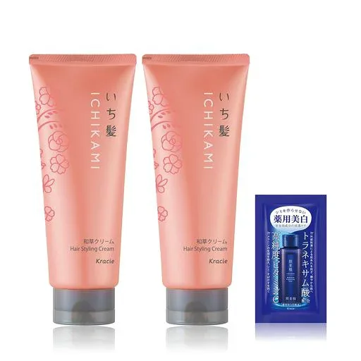 いち髪 芯からうるおいまとまる和草クリーム 150gx2 セット おまけ付き | ヘアクリーム スタイリング ヘアケア ダメージケア 補修