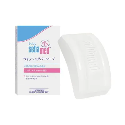 ベビーセバメド ウォッシングバーソープ 100g (全身 ベビーソープ) 弱酸性 低刺激 (無添加 オーガニック) 固形石鹸 しっとり/赤ちゃん 石けん ドイツ製