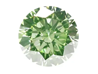 0.40ct FANCY INTENSE YELLOWISH GREEN(色処理) VS1 GIA ダイヤモンド ルース