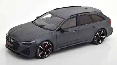 GTスピリット 1/18 アウディ RS6 アバント 2020 マットグレー 1999台限定 GT Spirit 1:18 Audi RS6 Avant 2020 matt-grey Limited Edition 1999 pcs