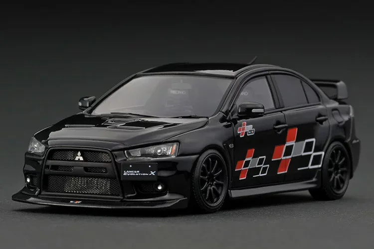イグニッションモデル 1/43 三菱 ランサー エボリューション X CZ4A 2014 ブラックIGNITION MODEL 1/43 MITSUBISHI LANCER EVOLUTION X CZ4A 2014 BLACK