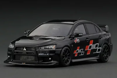 イグニッションモデル 1/43 三菱 ランサー エボリューション X CZ4A 2014 ブラックIGNITION MODEL 1/43 MITSUBISHI LANCER EVOLUTION X CZ4A 2014 BLACK