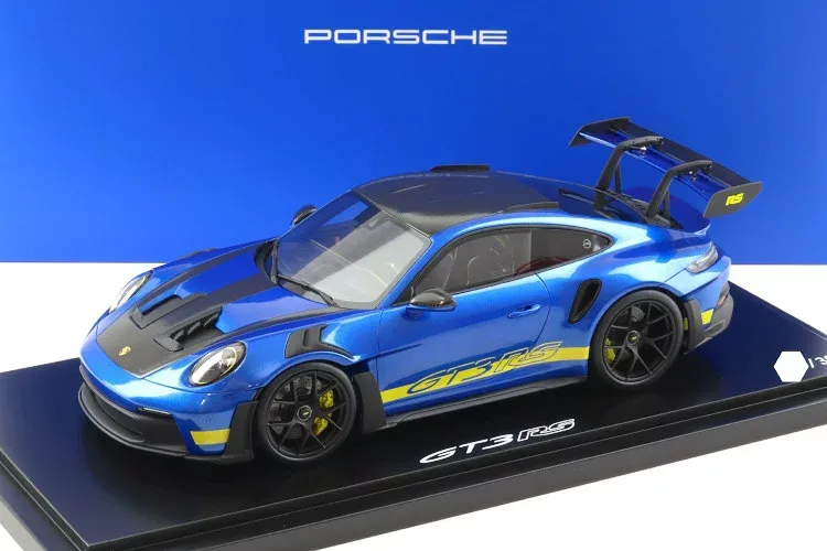 スパーク 1/18 ポルシェ 911 992 GT3 RS サファイアブルー 300台限定Spark 1:18 Porsche 911 992 GT3 RS Saphirblue Limited 300 pcs MAP Porsche Museum