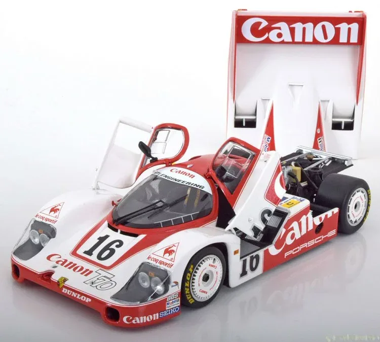 ミニチャンプス 1/18 ポルシェ 956L キャノン #16 ルマン24時間 1984 GTi Engineering R.Lloyd 開閉Minichamps 1:18 Porsche 956 L CANON Le Mans 1984 No.16 Lloyd, Nick Mason, Rene Metge
