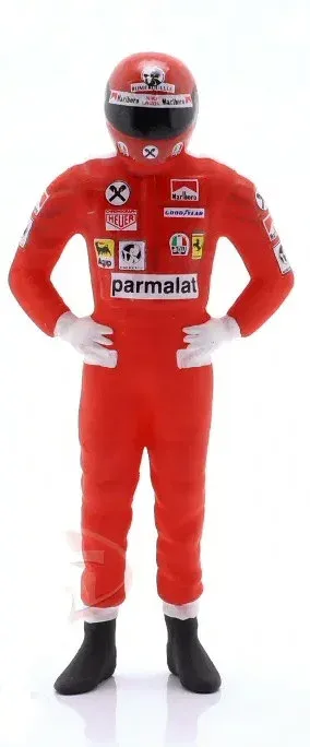 Cartrix 1/18 フィギュア スクーデリア フェラーリ フォーミュラ1 ワールドチャンピオン 1977 ニキ ラウダCartrix 1:18 figure Scuderia Ferrari Formula 1 World Champion 1977 Niki Lauda