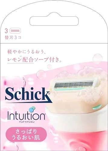シック Schick イントゥイション さっぱりうるおい肌 替刃(3コ入) カミソリ