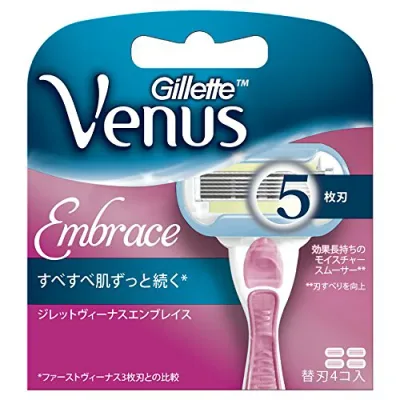 ヴィーナス 女性用カミソリ エンブレイス 替刃4個入