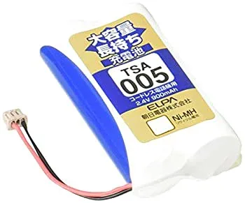 【中古】ELPA エルパ 子機用 大容量長持ち充電池 TSA-005