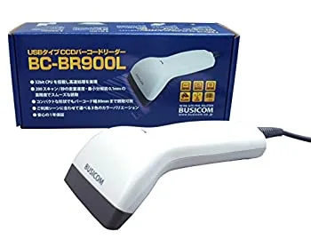 【中古】 BUSICOMビジコム 1次元バーコードリーダーUSB接続 (ホワイト) BC-BR900L-W