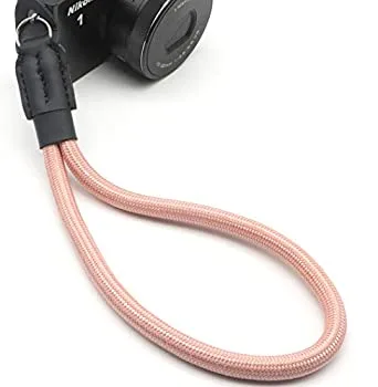 【中古】 INPON ハンドストラップ 金属リング リングカバー付き 一眼レフ ミラーレス コンパクトカメラ用 ピンク 線径9mm