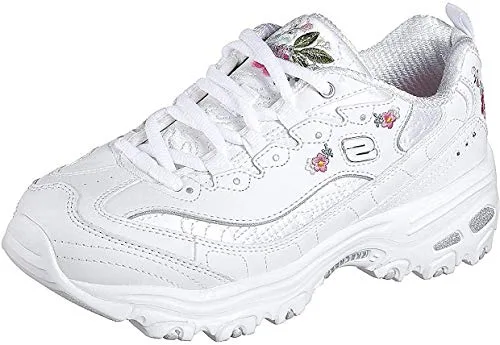 【中古】【未使用・未開封品】Skechers Women's Bright Blossoms Sneaker,white,9 M US