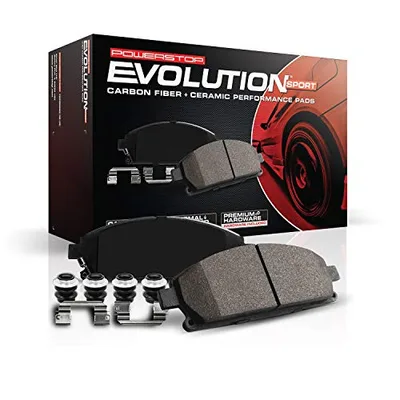 【中古】【未使用・未開封品】Power Stop Z23-698、Z23 Evolution Sport カーボンファイバーセラミックリアブレーキパッド