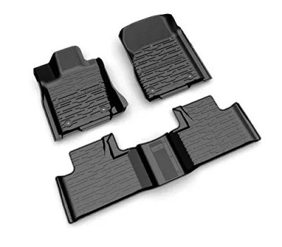 【中古】【未使用・未開封品】Mopar 2016-2019 ジープ グランドチェロキー ゴム製スラッシュマット フロアマット フロント&リア