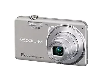 【中古】CASIO デジタルカメラ EXILIM 1610万画素 6倍 シルバー EX-ZS25SR