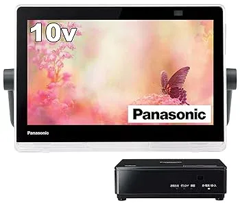 【中古】パナソニック 10V型 ポータブル 液晶テレビ インターネット動画対応 プライベート・ビエラ 防水タイプ ブラック UN-10CN10-K