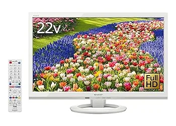 【中古】シャープ 22V型 液晶 テレビ AQUOS LC-22K40-W フルハイビジョン 外付HDD対応(裏番組録画) ホワイト 2016年モデル