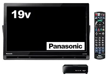 【中古】パナソニック 19V型 ポータブル 液晶テレビ インターネット動画対応 プライベート・ビエラ ブラック UN-19CFB9-K