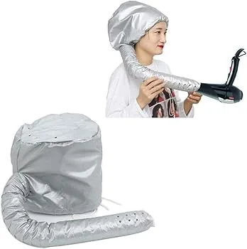 【中古】ドライヤーキャップ ,ポータブルヘアドライヤーハット、伸縮性のあるグリップと、乾燥、スタイリング、カーリング、ケアのための延長ホースを備