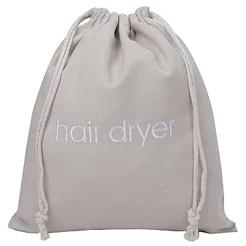 【中古】ルボナリエ ヘアドライヤー 収納バッグ 巾着 収納ポーチ ヘアドライヤーバッグ ドライヤー バッグ ドライヤー収納袋 キャンバスヘアドライヤーバ