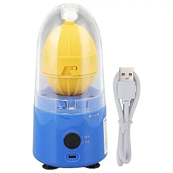 【中古】Golden Eggs スクランブラー、安全で耐久性のある電気食品グレード素材シリコン底食器洗い機対応ゴールデンエッグメーカー 3.7V 15W ブルー/108