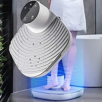 【中古】ボディドライヤー、フルボディドライヤー hine 電気ボディドライヤー、重力センサー付きマイナスイオンボディヘアドライヤー、自然風と涼しい風