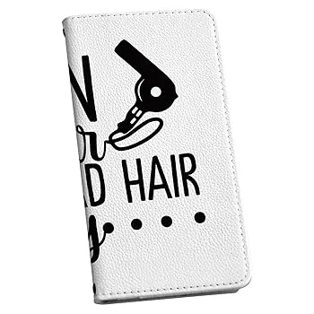 【中古】Galaxy S23 FE 用 手帳型 ケース カバー SCG24 マグネット式 美容院 ドライヤー おしゃれ ヘアサロン 031774