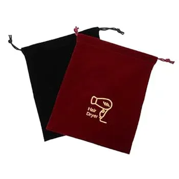 【中古】MUSISALY ヘアドライヤーバッグ 収納オーガナイザー 巾着型トラベルバッグ 家庭用 ホテル 客室用品 2個セット