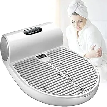 【中古】シャワー用全身ドライヤー、1350W エアシャワー、マイナスイオンボディヒーターブロードライヤー、防水スマートサーモスタットボディヒーターブ