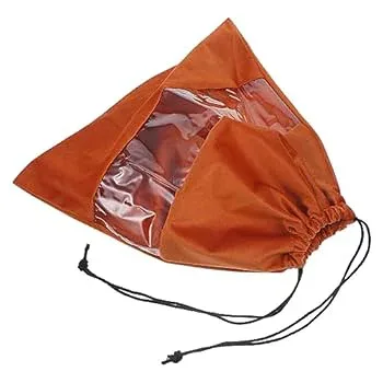 【中古】Healeved 収納袋 旅行用 バッグ ドライヤー受け取り袋 巾着袋 makeup bag make up bag 低ワットのドライヤー 巾着収納袋 スエード、PVC
