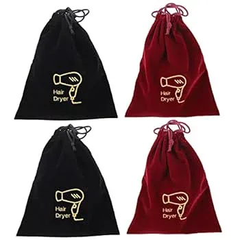 【中古】Beaupretty 4個 収納袋 ドライヤーバッグ メイクアップバッグオーガナイザーバッグ 巾着袋 dry bag トートバッグ 防塵バッグ トラベルバッグ フ