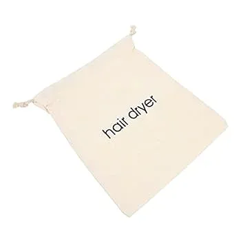 【中古】Healeved 収納袋 旅行用 乾燥機 黒の canvas bag dry bag 巾着袋 ドライヤー巾着ポーチ ファブリック Beige