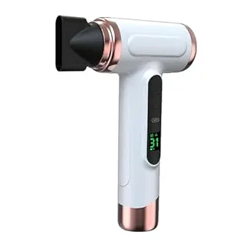 【中古】Pitycbo ワイヤレス電動ヘアドライヤー 高速乾燥機能付き, 白