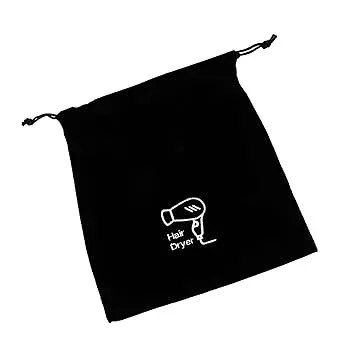 【中古】ノーブランド品 フランネルヘアドライヤーバッグ ポーチ巾着 場合 ネイルバッグオーガナイザーケース キャリーバッグ 巾着 バッグ 巾着 ポーチ