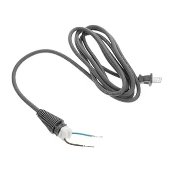 【中古】MUSISALY 電源コード の付属品 プラグの交換 Diyコード 交換用電源コード プラグ付きの コード Black 金属