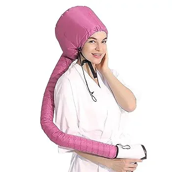 【中古】ドライヤーキャップ、ポータブルヘアドライヤーハット、ボンネット フード ヘアドライヤー、ドローストリング ナイロン 快適な着用 伸縮ノズル