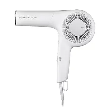 【中古】テスコム ヘアドライヤー プロフェッショナルプロテクトイオン 大風量 速乾 軽量 スタンド付き 温冷自動切替 高耐久 NIB500A ラク抜きプラグ Nob