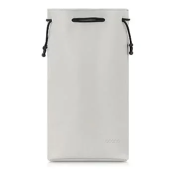 【中古】ヘアドライヤー収納袋 PU革ポータブル 収納袋 旅行 グレー