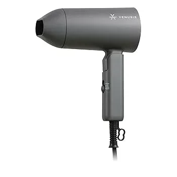 【中古】VENUSiS ヴィナシス マイナスイオンミニドライヤー VDM-1100 グレー