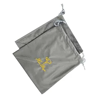 【中古】JECOMPRIS 2個 収納袋 巾着袋 巾着型収納袋 ドライヤーポーチ オーガナイザー 巾着ポーチ 旅行 キャリーバッグ ファブリック クラシック